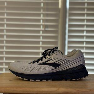 Brooks Men's Adrenaline GTS 19 White/Grey/Navy 13 D US